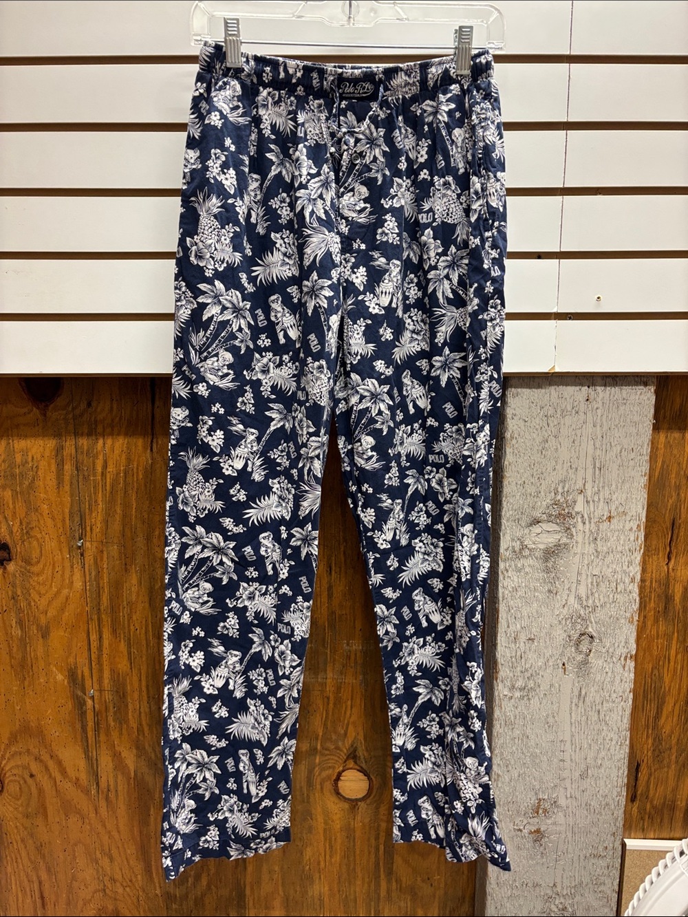 Polo by Ralph Lauren Navy & White Floral Lounge Pants